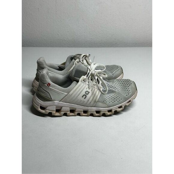 On Cloudswift Womens Running Shoes Lace Up White Gray Size 7 See Description - Picture 1 of 15